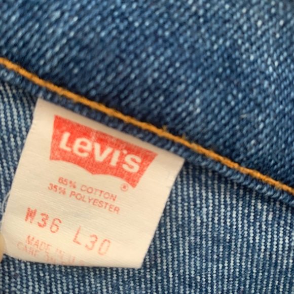 Vintage Levi’s | 1970s Denim Jeans Orange Tag - Picture 6 of 8